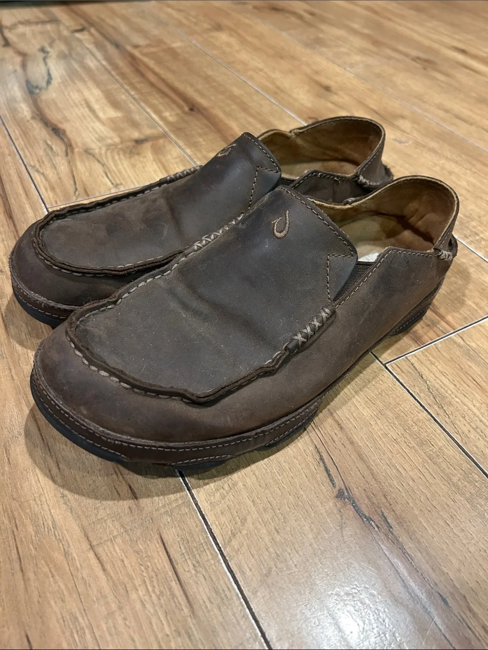 OLUKAI MOLOA SLIP - ON Men’s 8.5 Brown